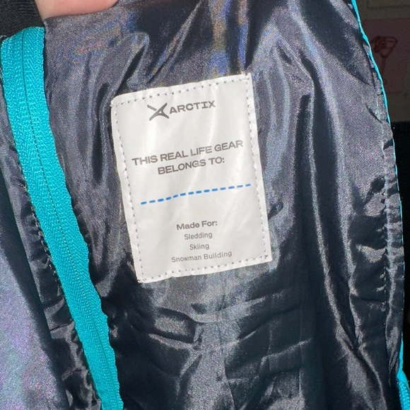 Arctix Teal Snow Bib Overalls - Picture 4 of 6